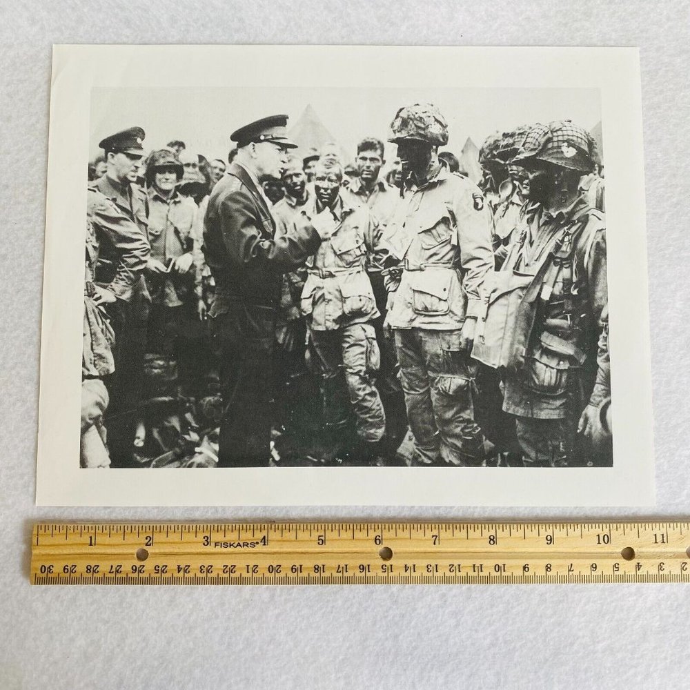 Dwight Eisenhower D-Day Photo Print Veteran of Foreign Wars Kansas City